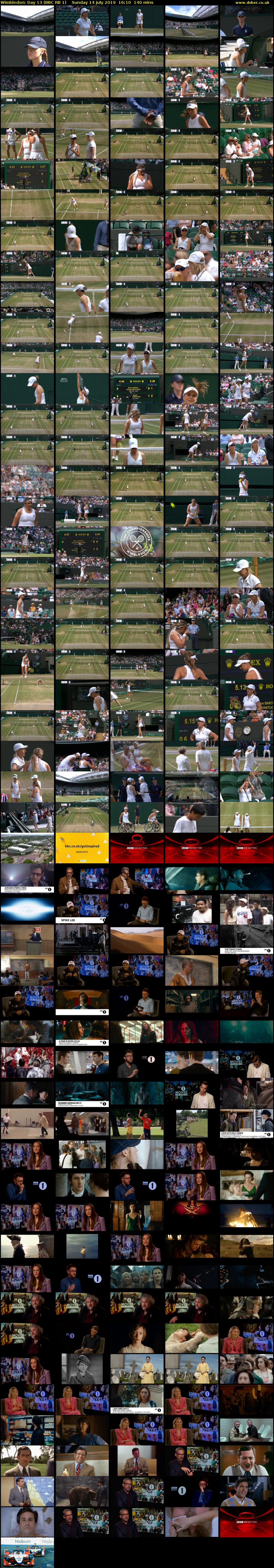 Wimbledon: Day 13 (BBC RB 1) Sunday 14 July 2019 16:10 - 18:30