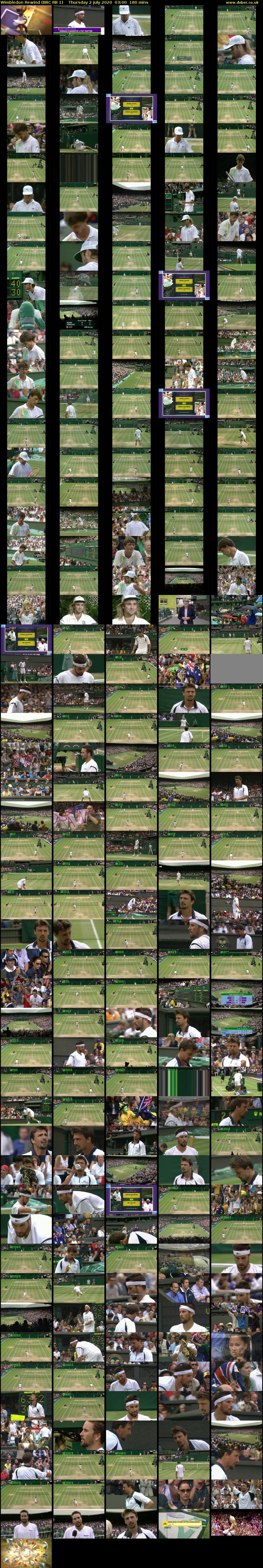 Wimbledon Rewind (BBC RB 1) Thursday 2 July 2020 03:00 - 06:00