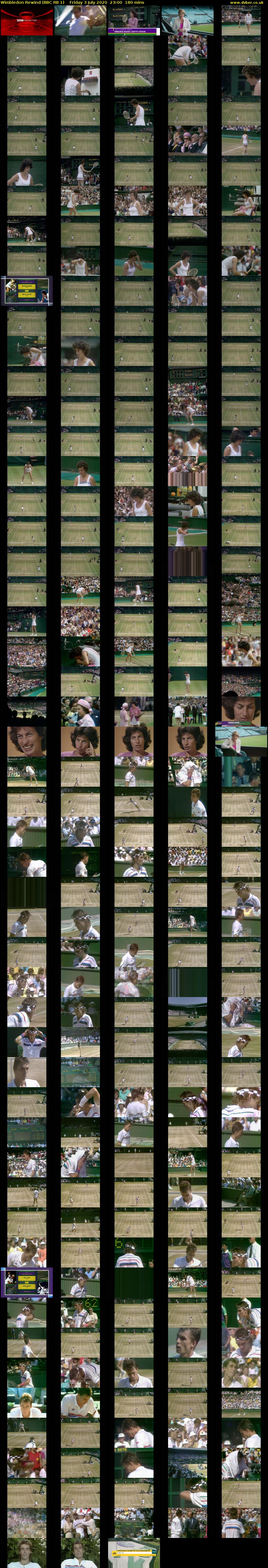 Wimbledon Rewind (BBC RB 1) Friday 3 July 2020 23:00 - 02:00