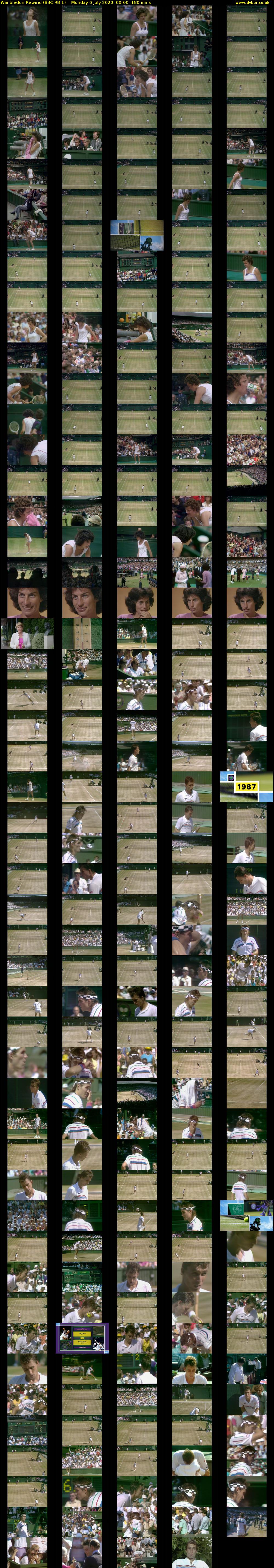 Wimbledon Rewind (BBC RB 1) Monday 6 July 2020 00:00 - 03:00