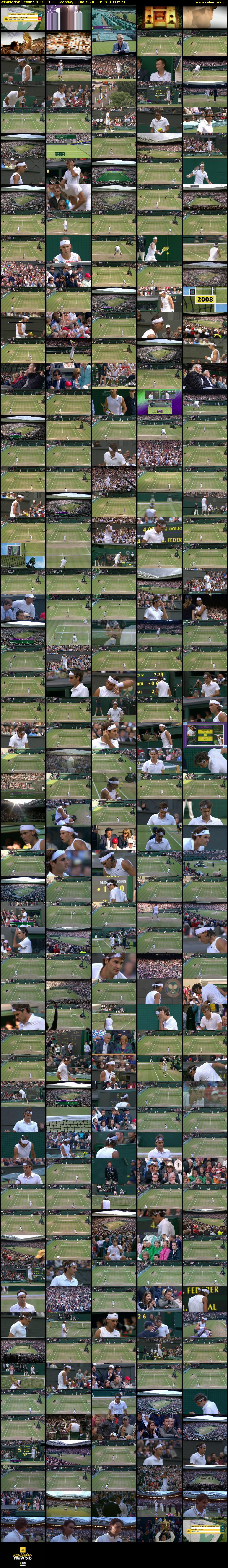 Wimbledon Rewind (BBC RB 1) Monday 6 July 2020 03:00 - 06:00