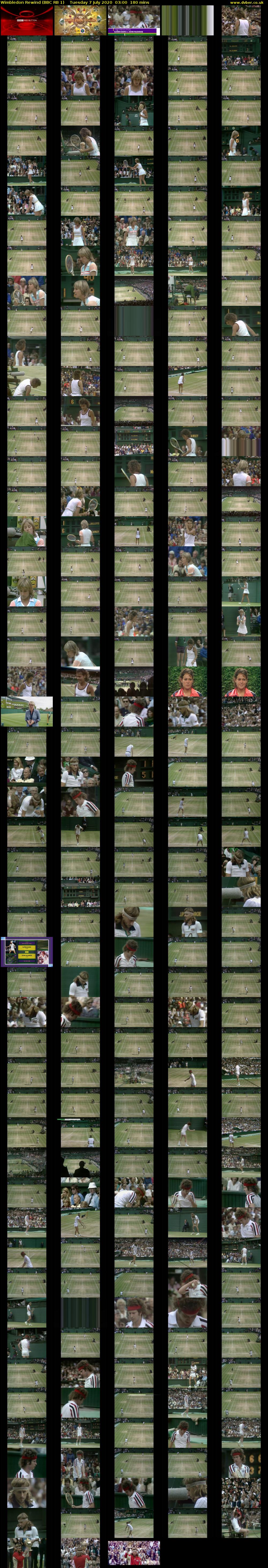 Wimbledon Rewind (BBC RB 1) Tuesday 7 July 2020 03:00 - 06:00