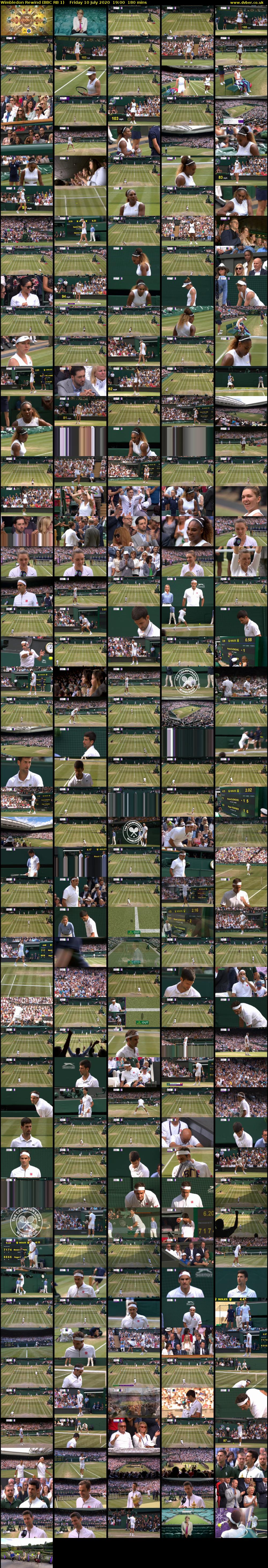 Wimbledon Rewind (BBC RB 1) Friday 10 July 2020 19:00 - 22:00