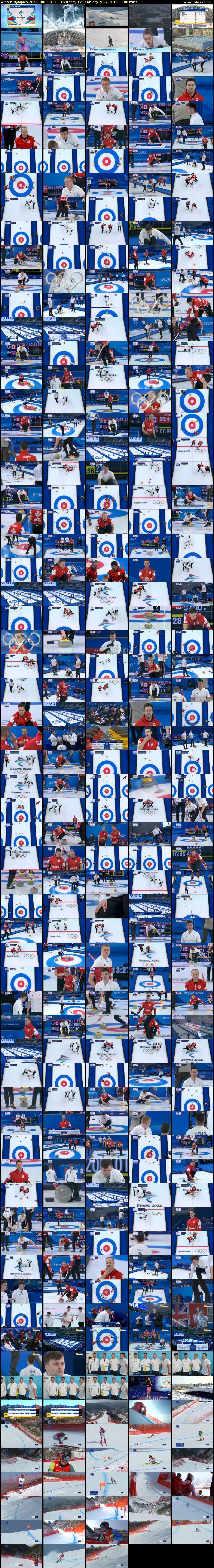 Winter Olympics 2022 (BBC RB 1) Thursday 17 February 2022 01:00 - 04:00
