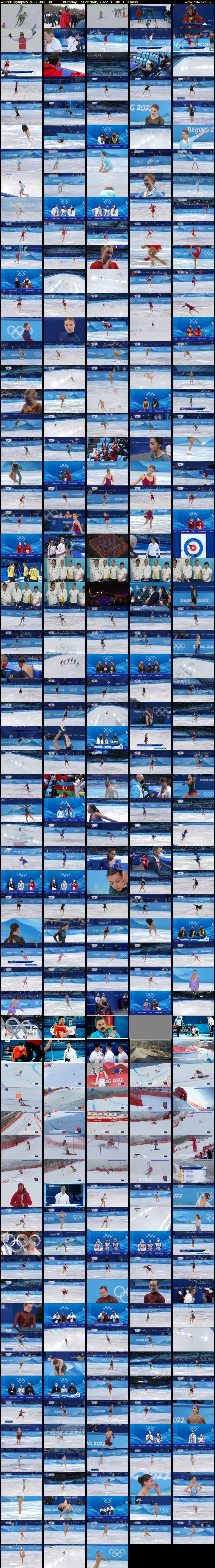 Winter Olympics 2022 (BBC RB 1) Thursday 17 February 2022 10:00 - 13:00