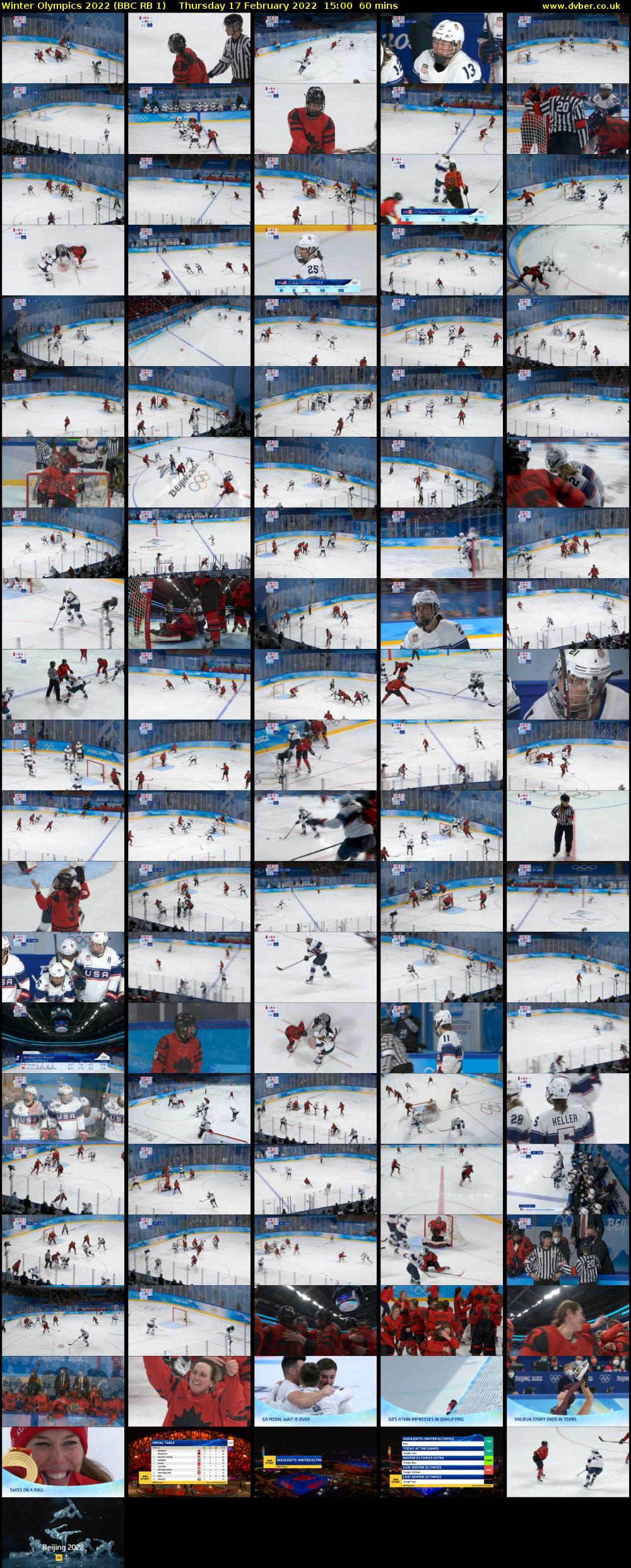 Winter Olympics 2022 (BBC RB 1) Thursday 17 February 2022 15:00 - 16:00