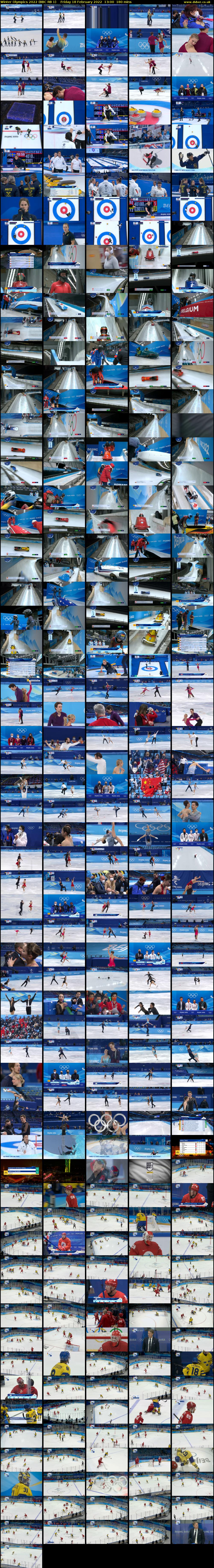 Winter Olympics 2022 (BBC RB 1) Friday 18 February 2022 13:00 - 16:00