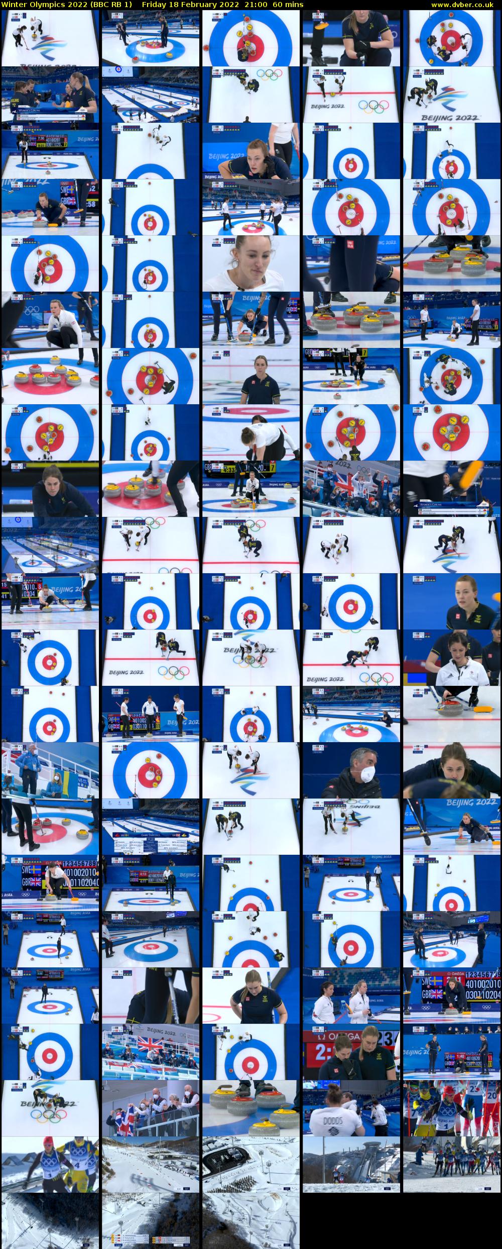 Winter Olympics 2022 (BBC RB 1) Friday 18 February 2022 21:00 - 22:00