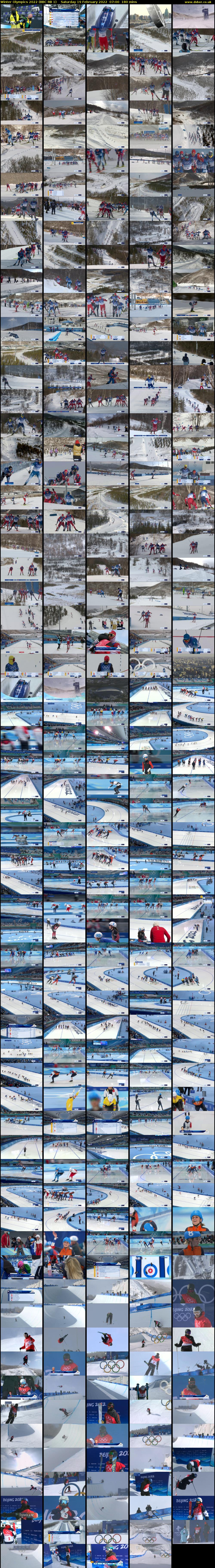 Winter Olympics 2022 (BBC RB 1) Saturday 19 February 2022 07:00 - 10:00