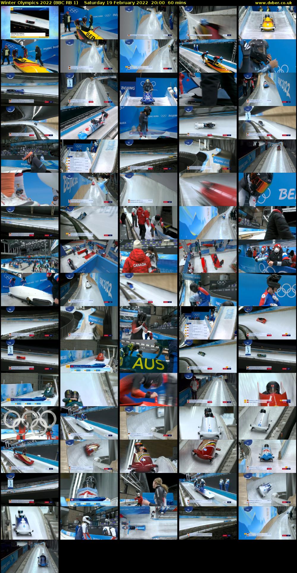 Winter Olympics 2022 (BBC RB 1) Saturday 19 February 2022 20:00 - 21:00