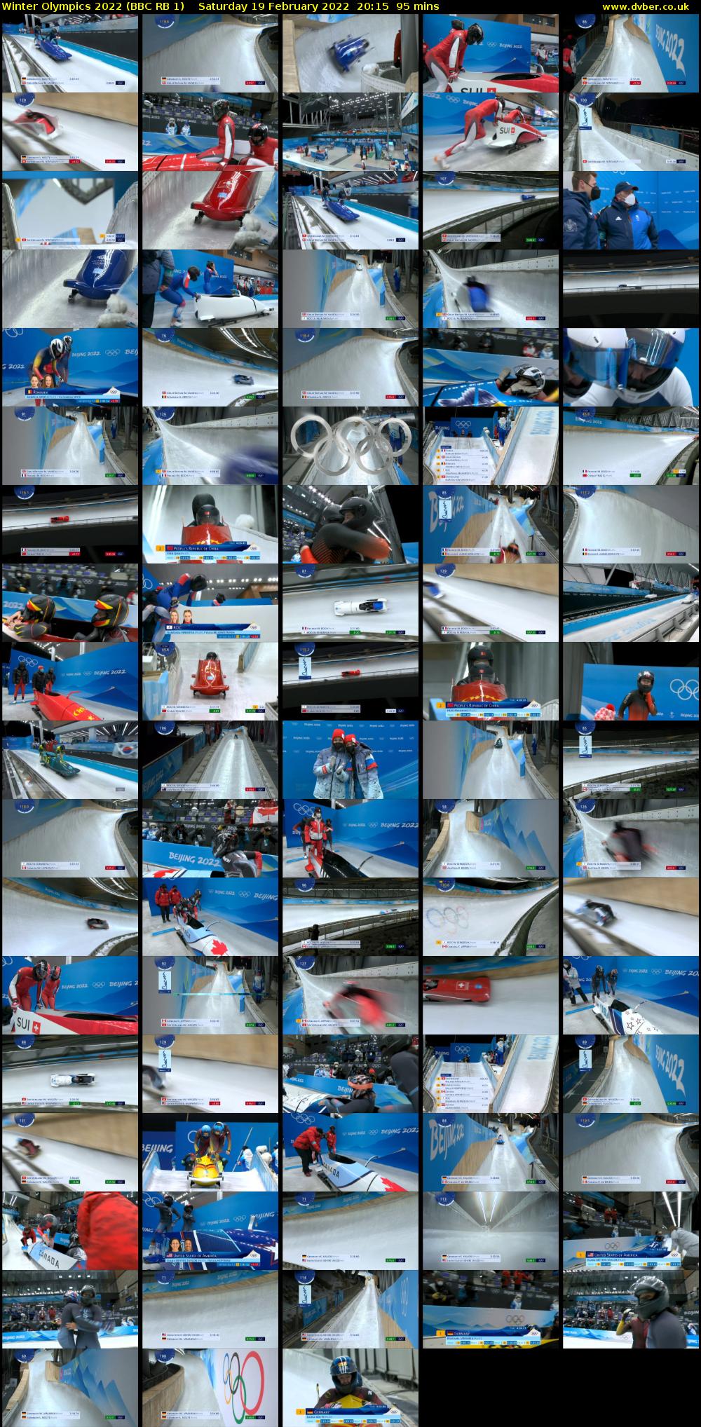 Winter Olympics 2022 (BBC RB 1) Saturday 19 February 2022 20:15 - 21:50
