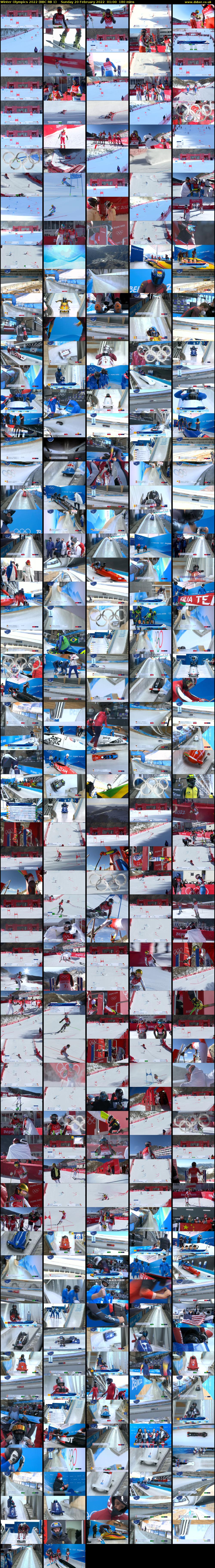 Winter Olympics 2022 (BBC RB 1) Sunday 20 February 2022 01:00 - 04:00