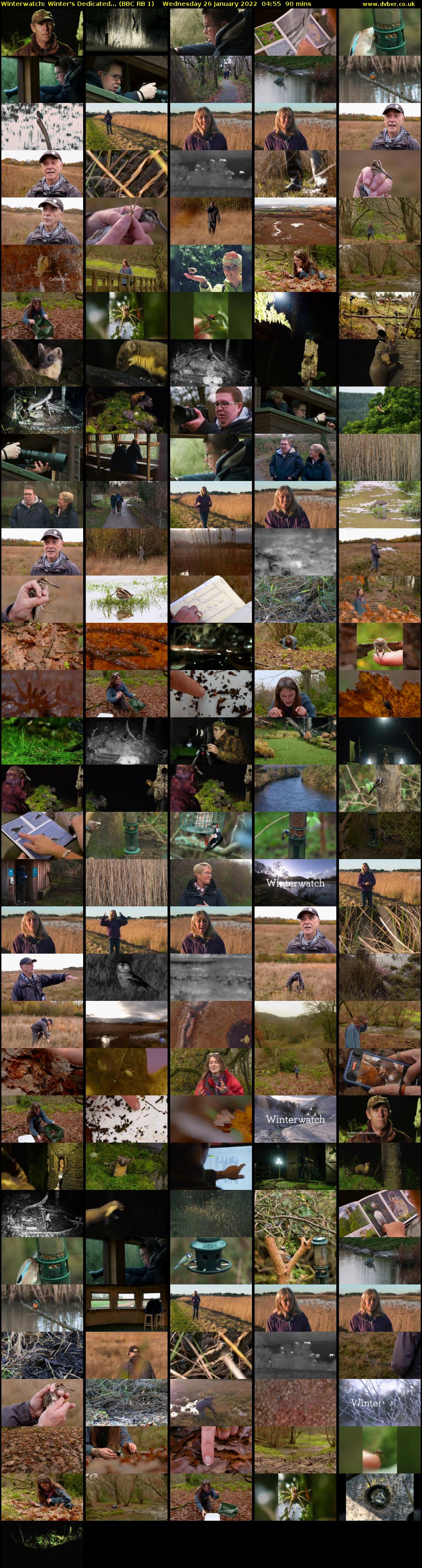 Winterwatch: Winter's Dedicated... (BBC RB 1) Wednesday 26 January 2022 04:55 - 06:25