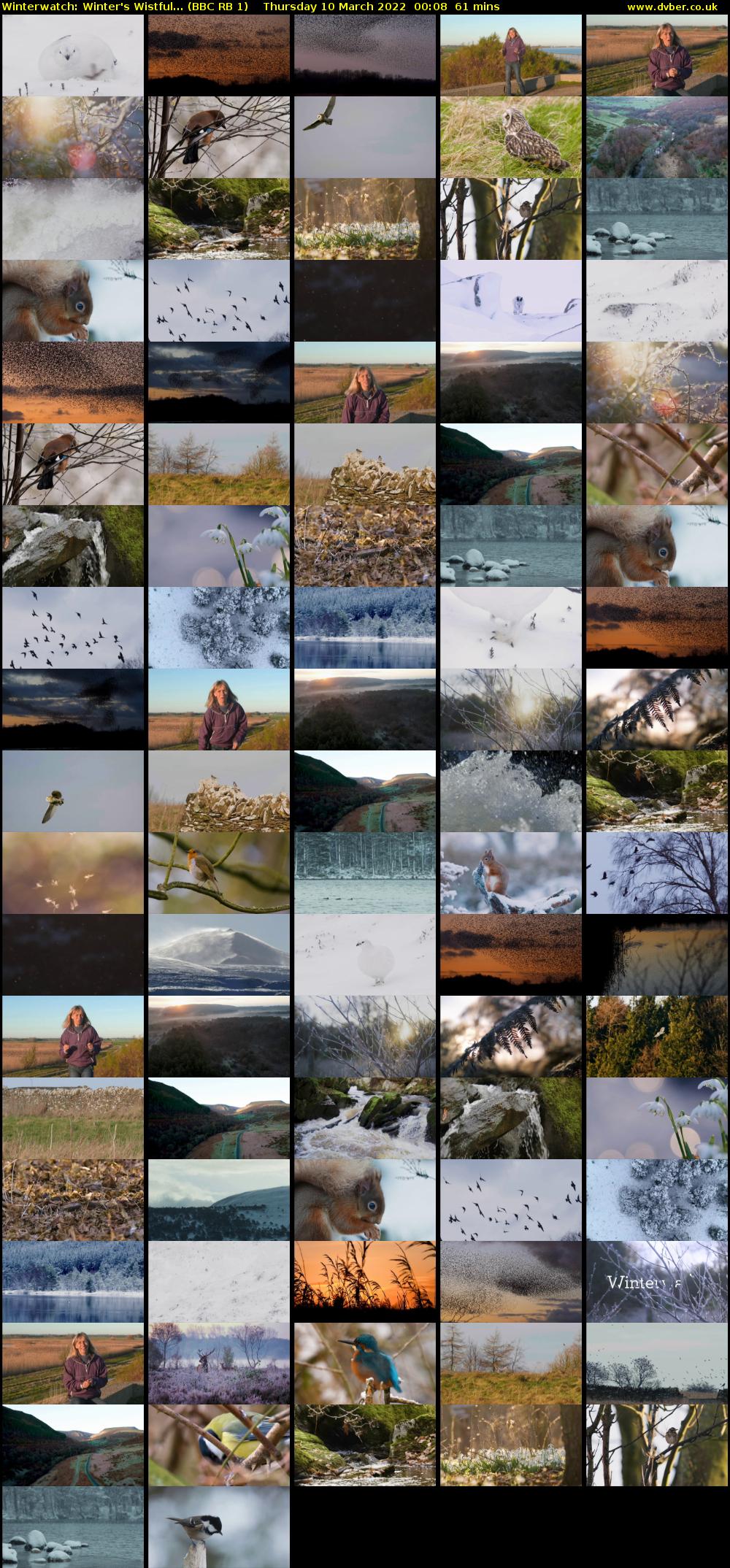 Winterwatch: Winter's Wistful... (BBC RB 1) Thursday 10 March 2022 00:08 - 01:09