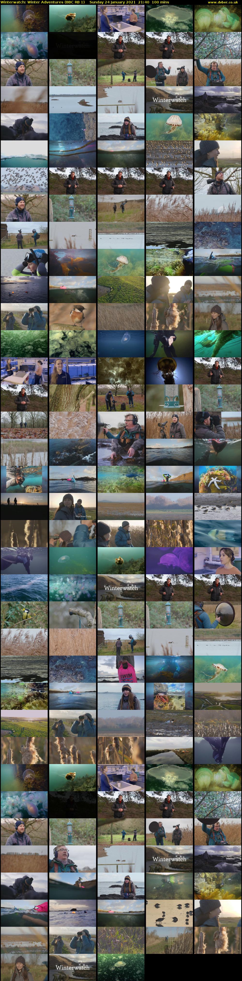 Winterwatch: Winter Adventures (BBC RB 1) Sunday 24 January 2021 21:40 - 23:20