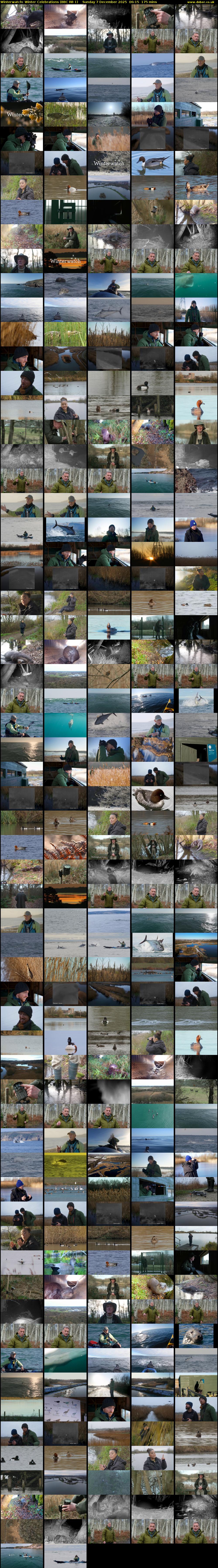 Winterwatch: Winter Celebrations (BBC RB 1) Sunday 7 December 2025 06:15 - 09:10