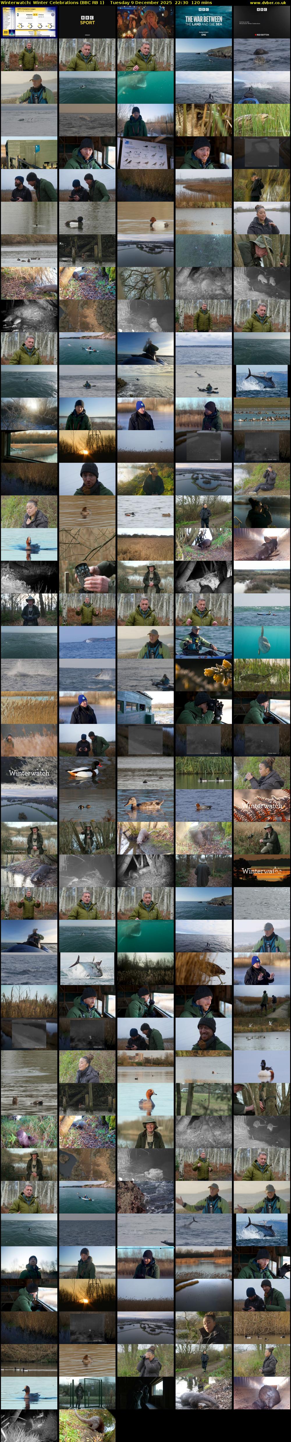 Winterwatch: Winter Celebrations (BBC RB 1) Tuesday 9 December 2025 22:30 - 00:30