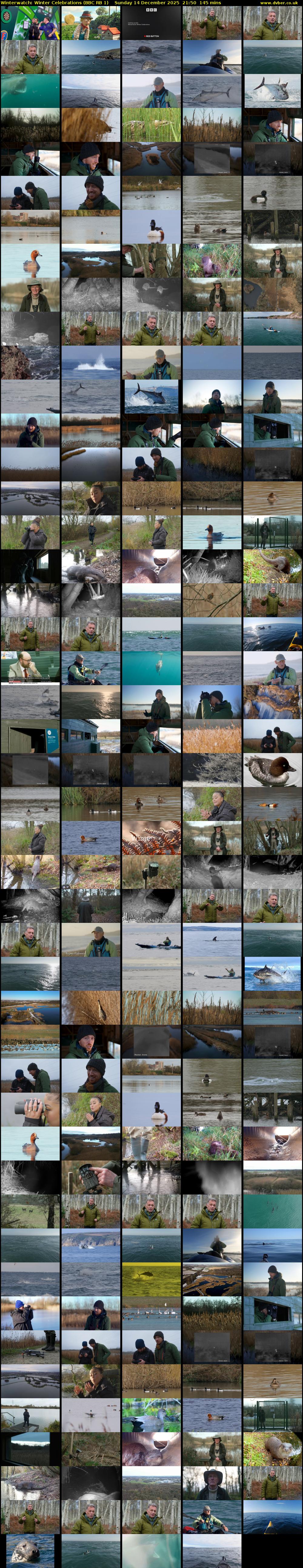 Winterwatch: Winter Celebrations (BBC RB 1) Sunday 14 December 2025 21:50 - 00:15