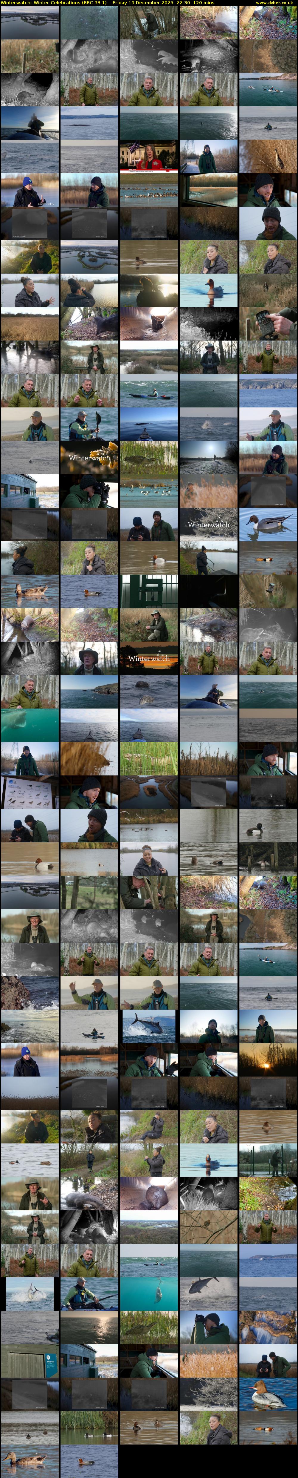 Winterwatch: Winter Celebrations (BBC RB 1) Friday 19 December 2025 22:30 - 00:30