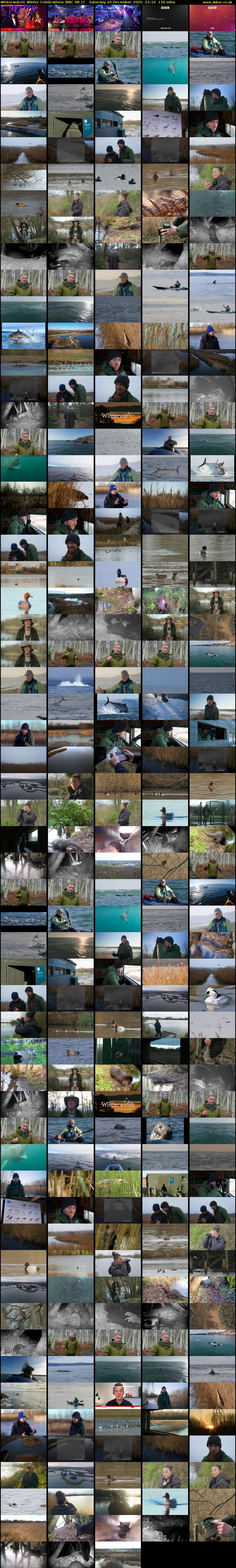 Winterwatch: Winter Celebrations (BBC RB 1) Saturday 20 December 2025 21:10 - 00:00