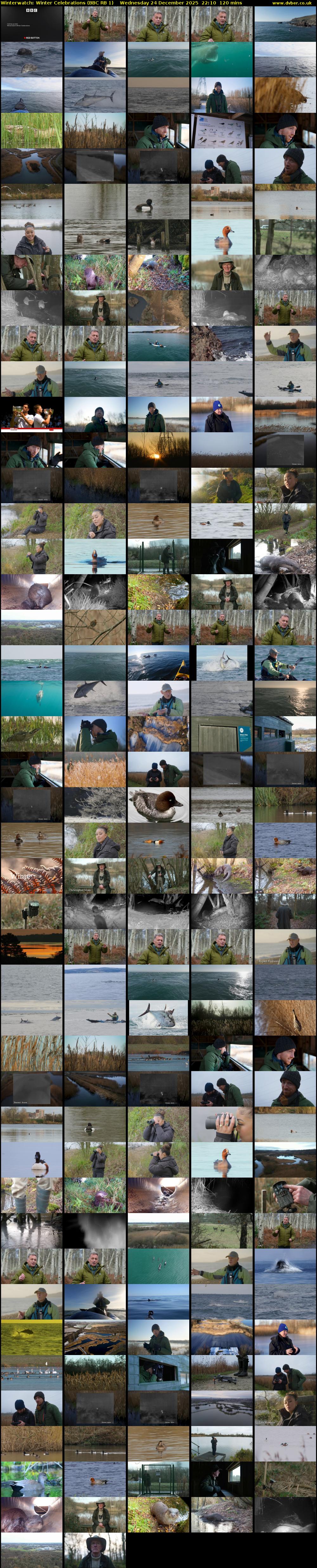 Winterwatch: Winter Celebrations (BBC RB 1) Wednesday 24 December 2025 22:10 - 00:10