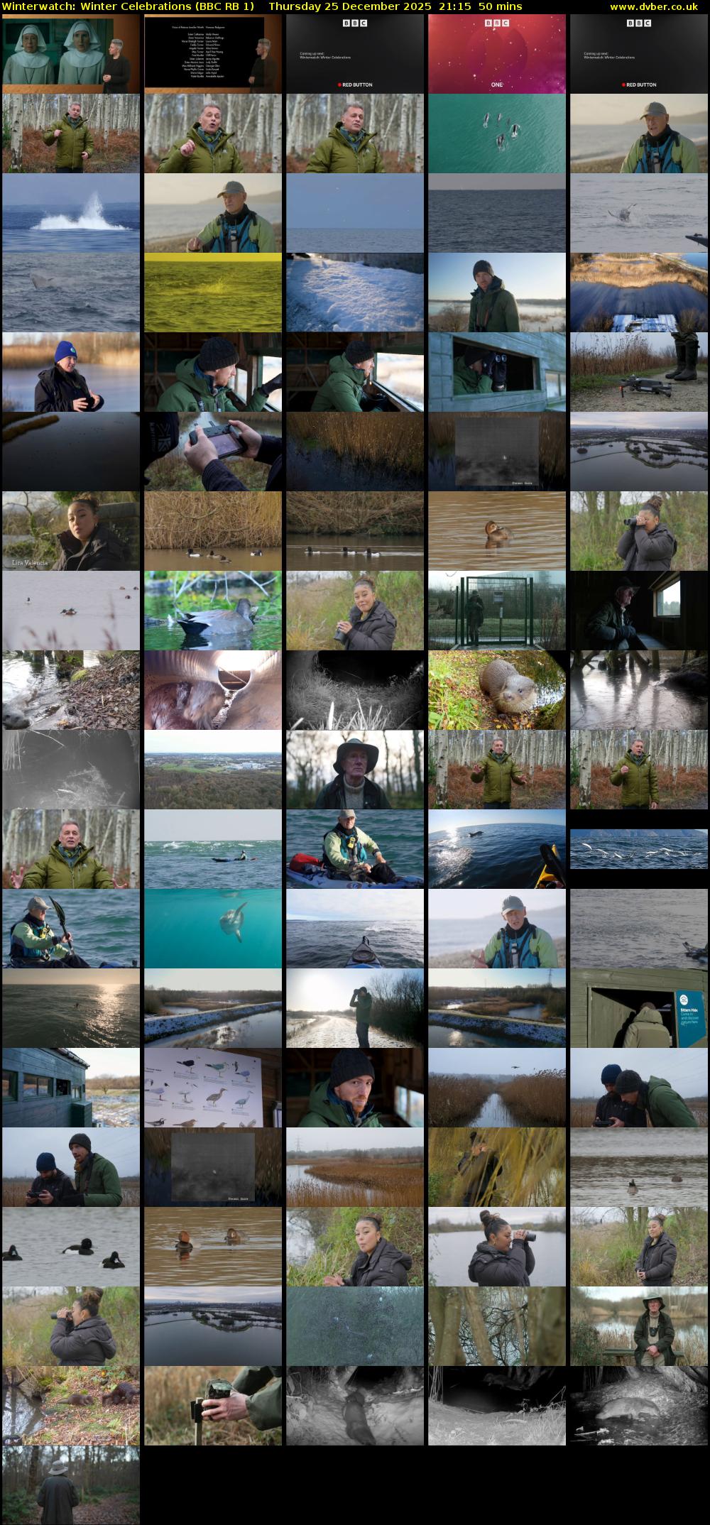 Winterwatch: Winter Celebrations (BBC RB 1) Thursday 25 December 2025 21:15 - 22:05