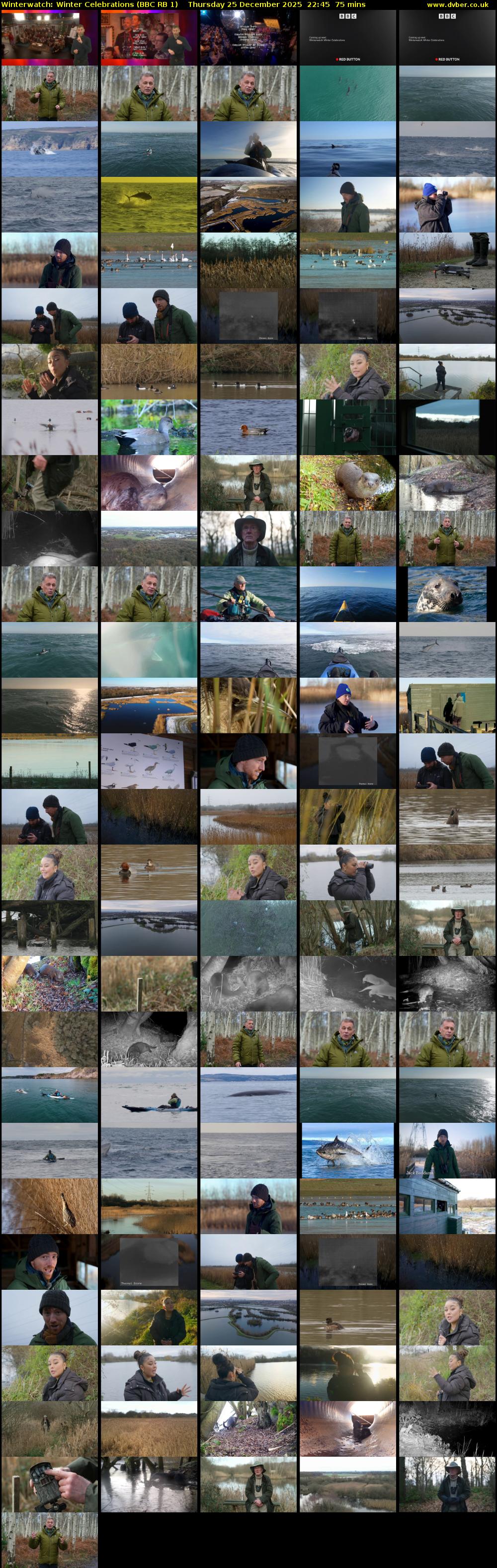 Winterwatch: Winter Celebrations (BBC RB 1) Thursday 25 December 2025 22:45 - 00:00