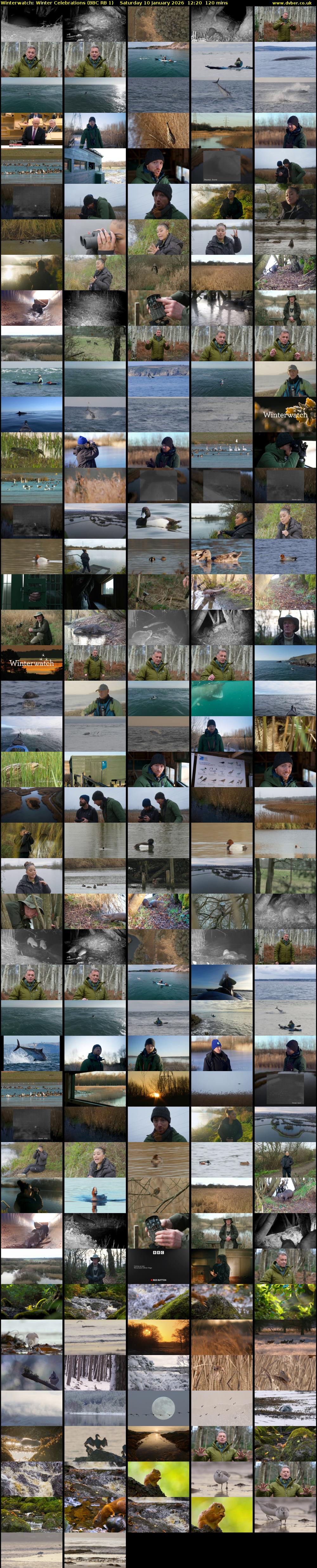 Winterwatch: Winter Celebrations (BBC RB 1) Saturday 10 January 2026 12:20 - 14:20