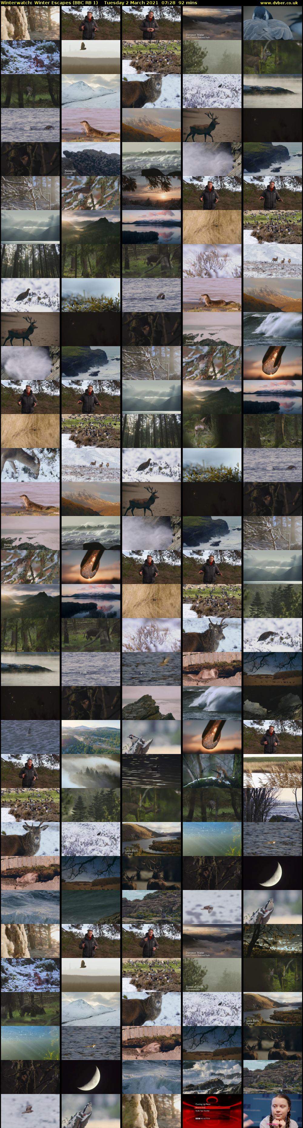 Winterwatch: Winter Escapes (BBC RB 1) Tuesday 2 March 2021 07:28 - 09:00