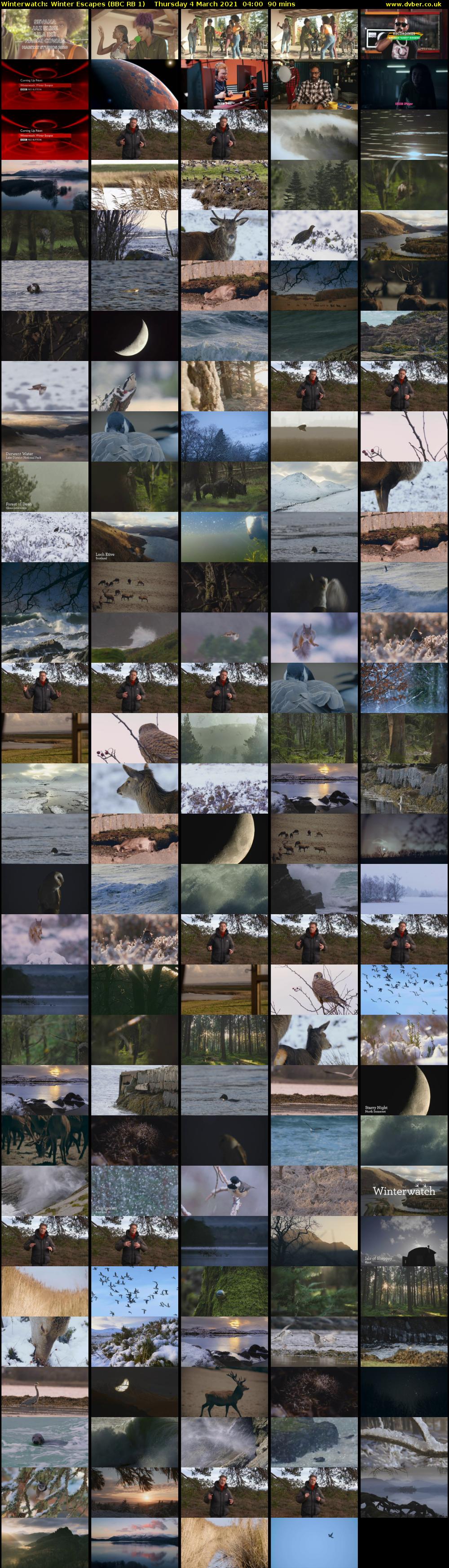 Winterwatch: Winter Escapes (BBC RB 1) Thursday 4 March 2021 04:00 - 05:30