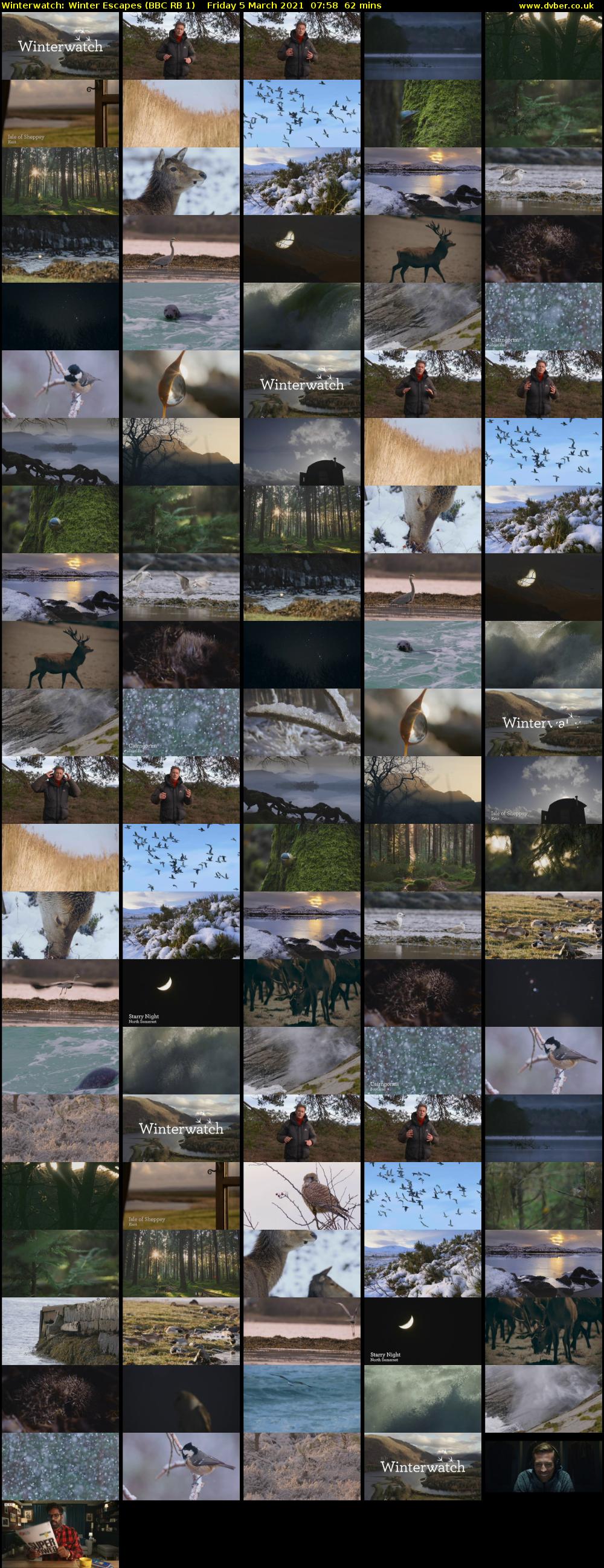 Winterwatch: Winter Escapes (BBC RB 1) Friday 5 March 2021 07:58 - 09:00