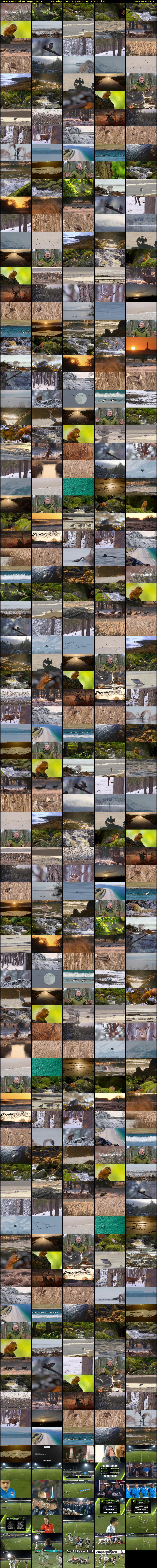 Winterwatch: Winter Magic (BBC RB 1) Saturday 1 February 2025 06:05 - 10:10