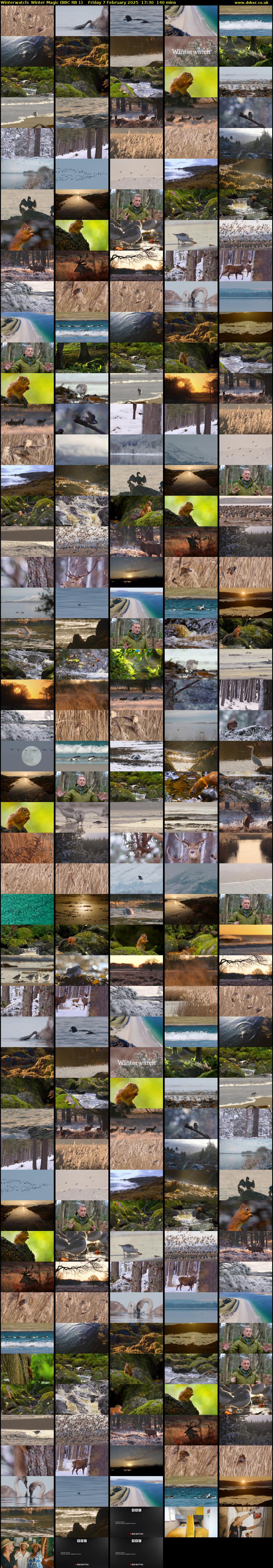 Winterwatch: Winter Magic (BBC RB 1) Friday 7 February 2025 17:30 - 19:50