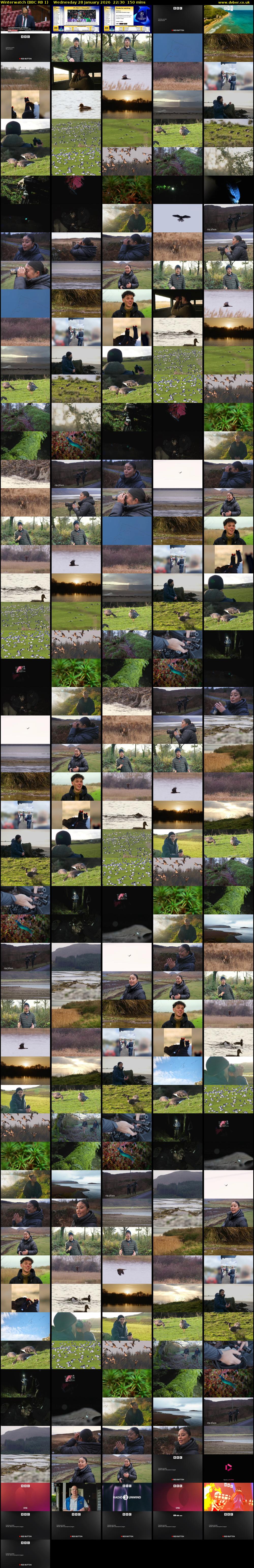 Winterwatch (BBC RB 1) Wednesday 28 January 2026 22:30 - 01:00