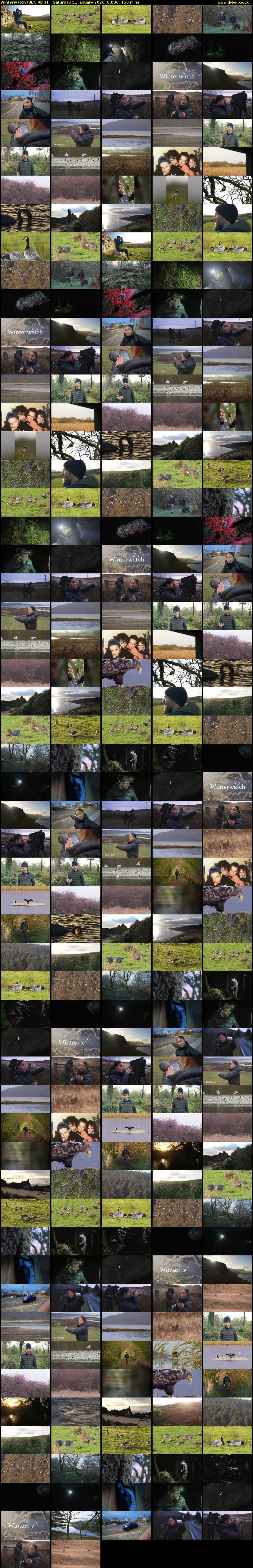 Winterwatch (BBC RB 1) Saturday 31 January 2026 03:30 - 06:00