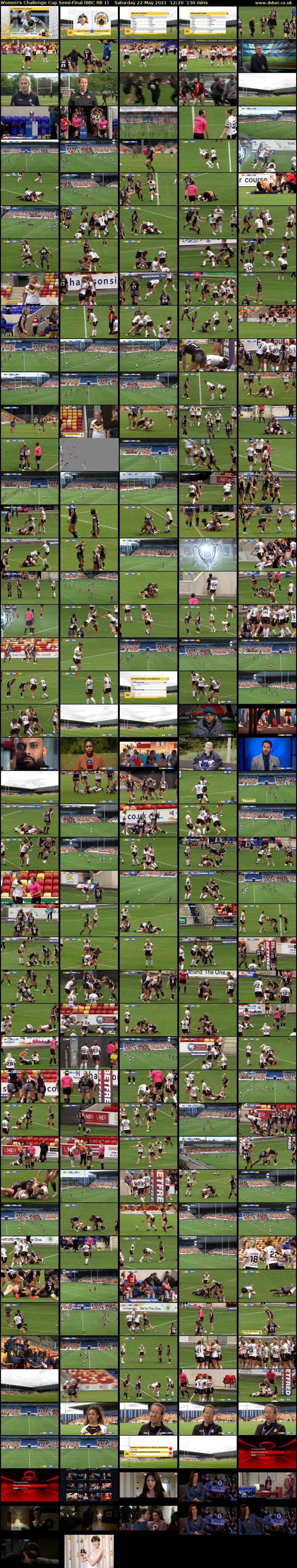 Women's Challenge Cup Semi-Final (BBC RB 1) Saturday 22 May 2021 12:20 - 14:30