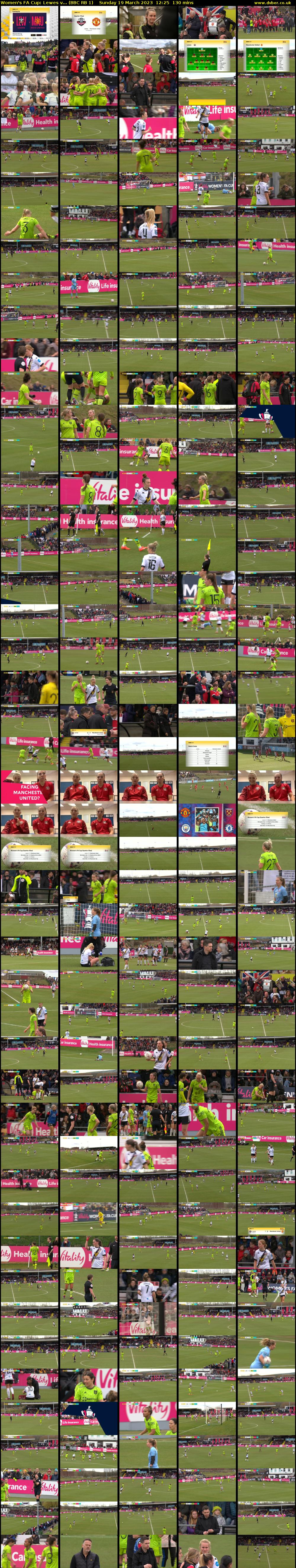 Women's FA Cup: Lewes v... (BBC RB 1) Sunday 19 March 2023 12:25 - 14:35