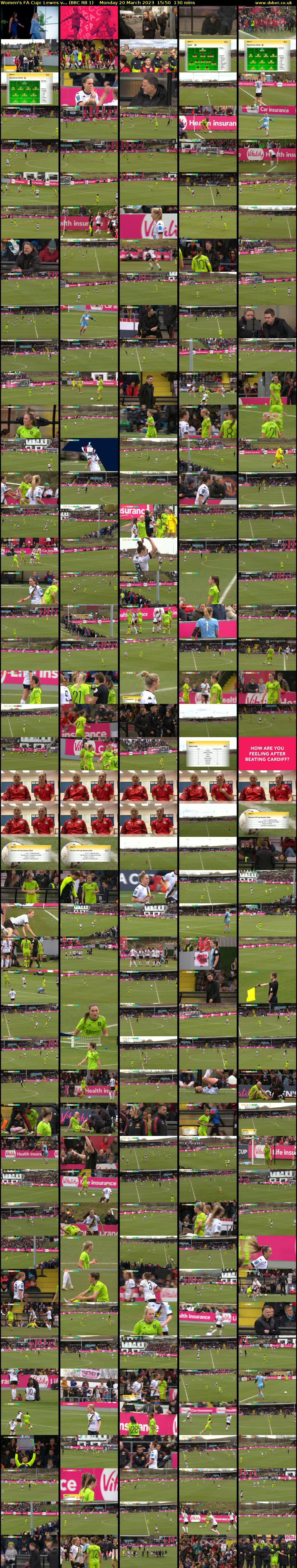 Women's FA Cup: Lewes v... (BBC RB 1) Monday 20 March 2023 15:50 - 18:00