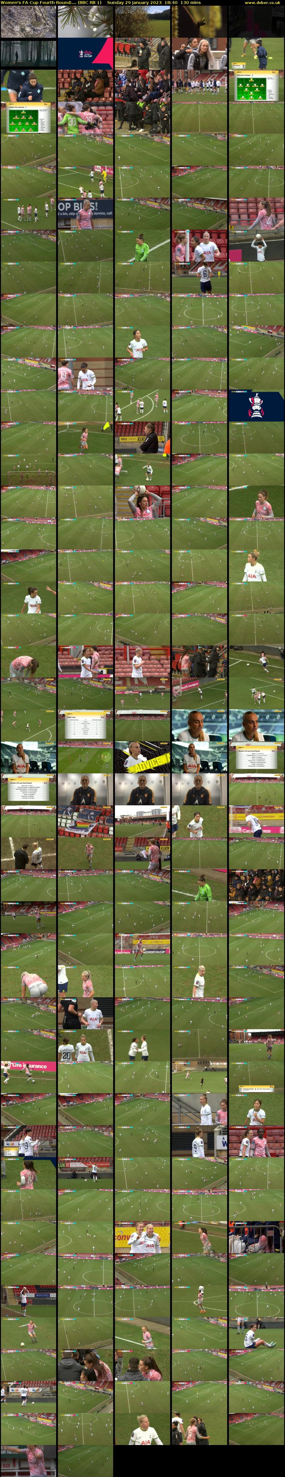 Women's FA Cup Fourth Round:... (BBC RB 1) Sunday 29 January 2023 18:40 - 20:50