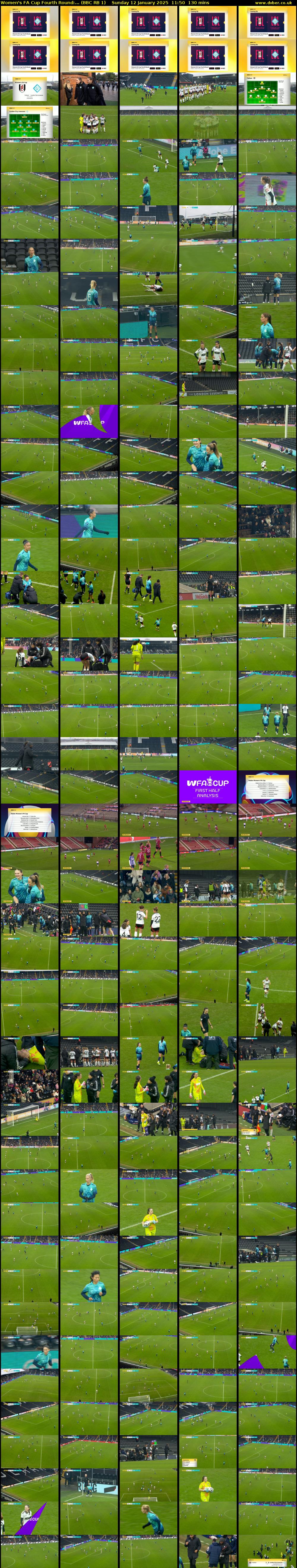 Women's FA Cup Fourth Round:... (BBC RB 1) Sunday 12 January 2025 11:50 - 14:00