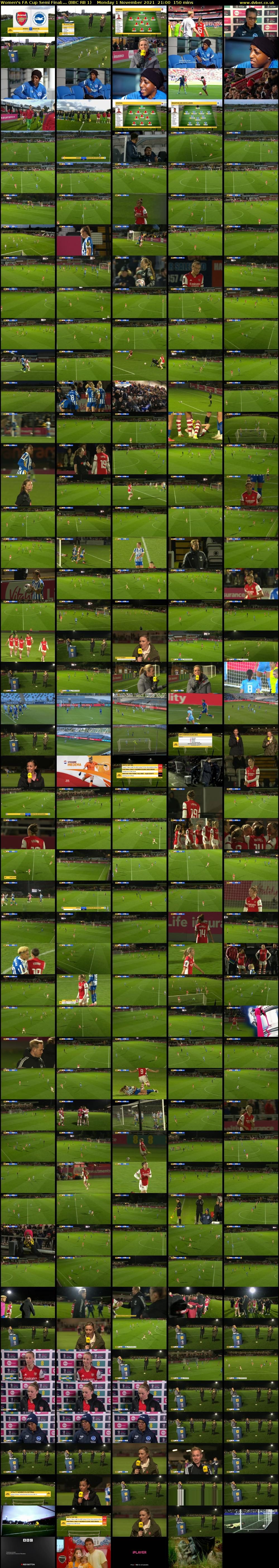 Women's FA Cup Semi Final:... (BBC RB 1) Monday 1 November 2021 21:00 - 23:30