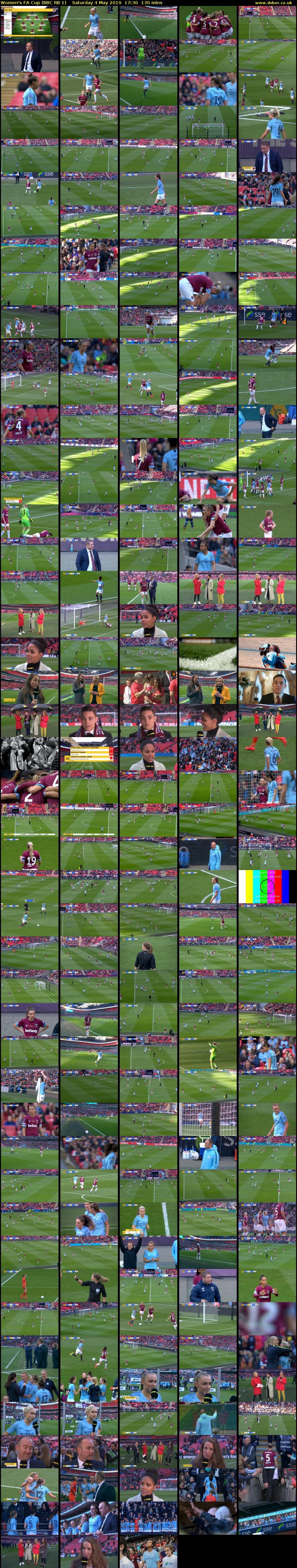 Women's FA Cup (BBC RB 1) Saturday 4 May 2019 17:30 - 19:40