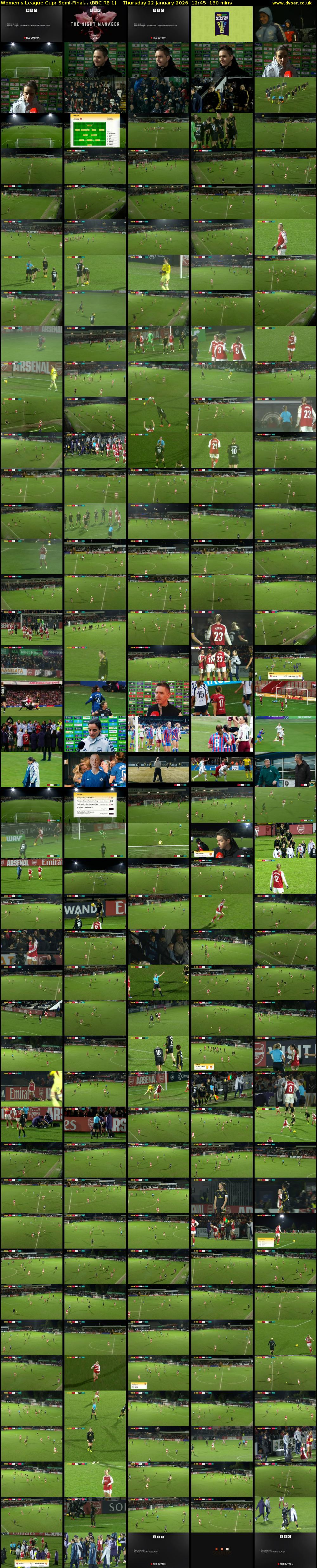Women's League Cup: Semi-final... (BBC RB 1) Thursday 22 January 2026 12:45 - 14:55