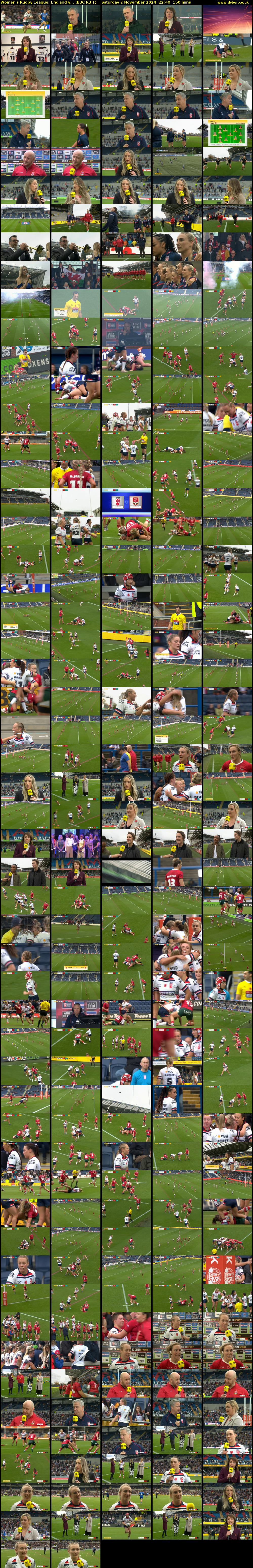 Women's Rugby League: England v... (BBC RB 1) Saturday 2 November 2024 22:40 - 01:10