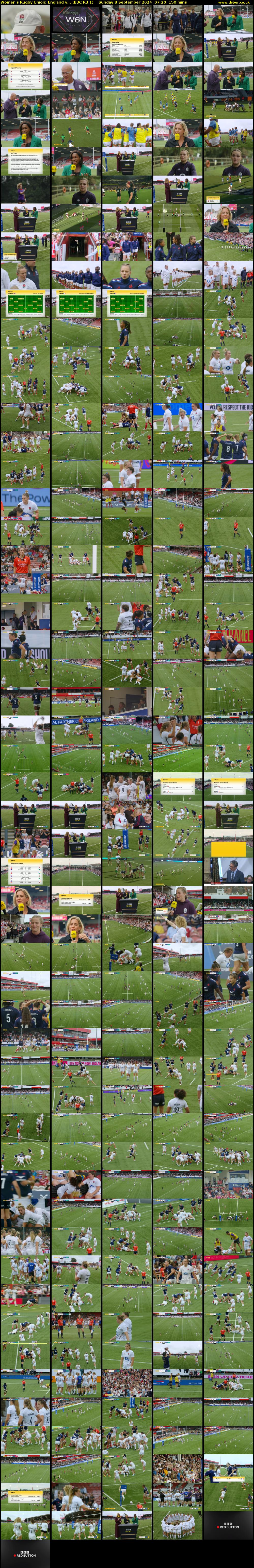 Women's Rugby Union: England v... (BBC RB 1) Sunday 8 September 2024 07:20 - 09:50