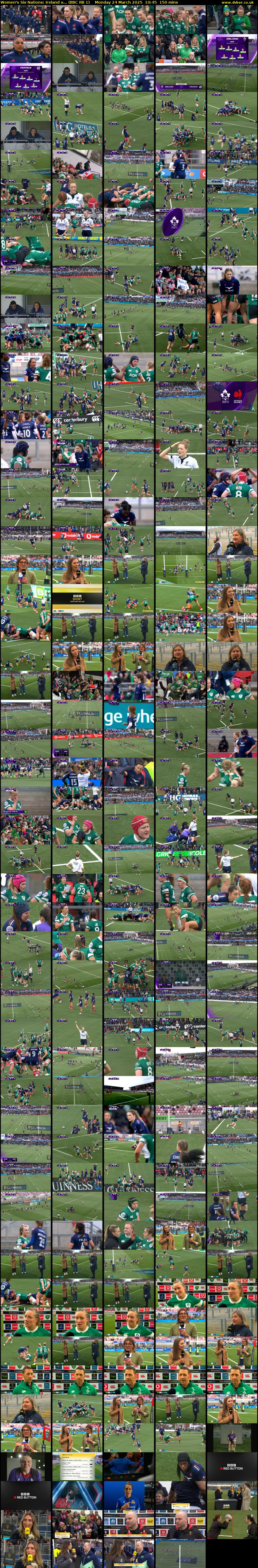 Women's Six Nations: Ireland v... (BBC RB 1) Monday 24 March 2025 10:45 - 13:15