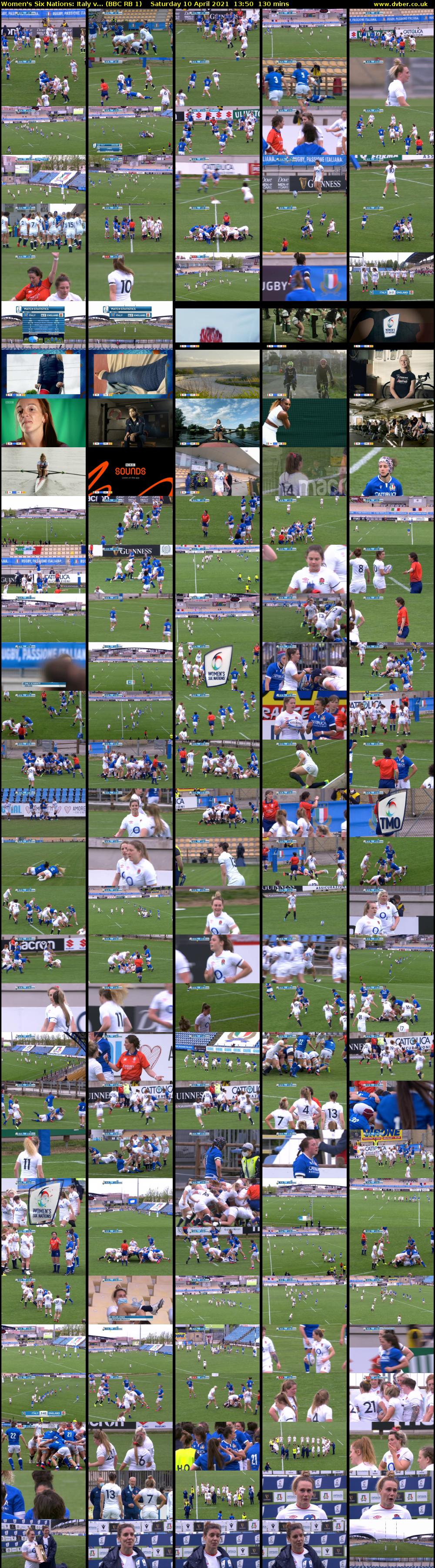 Women's Six Nations: Italy v... (BBC RB 1) Saturday 10 April 2021 13:50 - 16:00