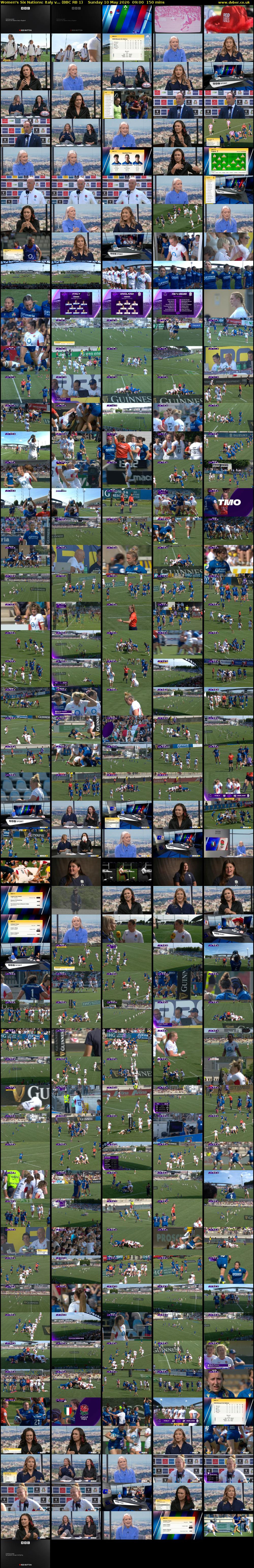 Women's Six Nations: Italy v... (BBC RB 1) Sunday 10 May 2026 09:00 - 11:30
