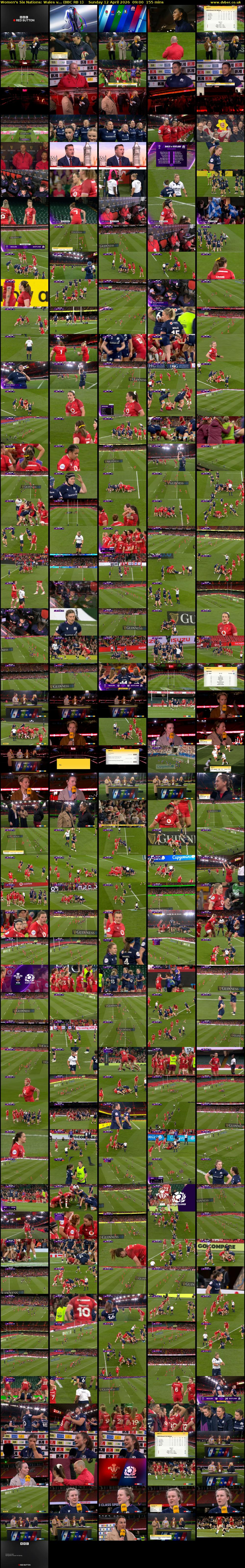 Women's Six Nations: Wales v... (BBC RB 1) Sunday 12 April 2026 09:00 - 11:35
