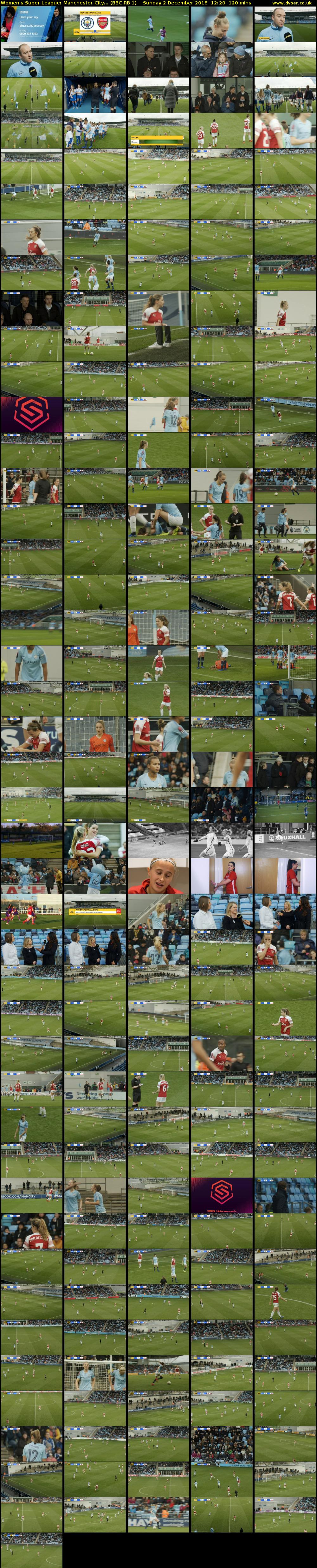 Women's Super League: Manchester City... (BBC RB 1) Sunday 2 December 2018 12:20 - 14:20